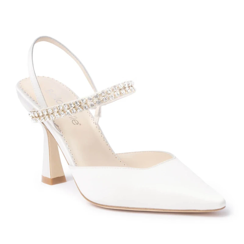 Bella Belle Campbell Crystal Strap Spool Heel Slingbacks 3 8a565955 639f 412e 8e69 322412760592