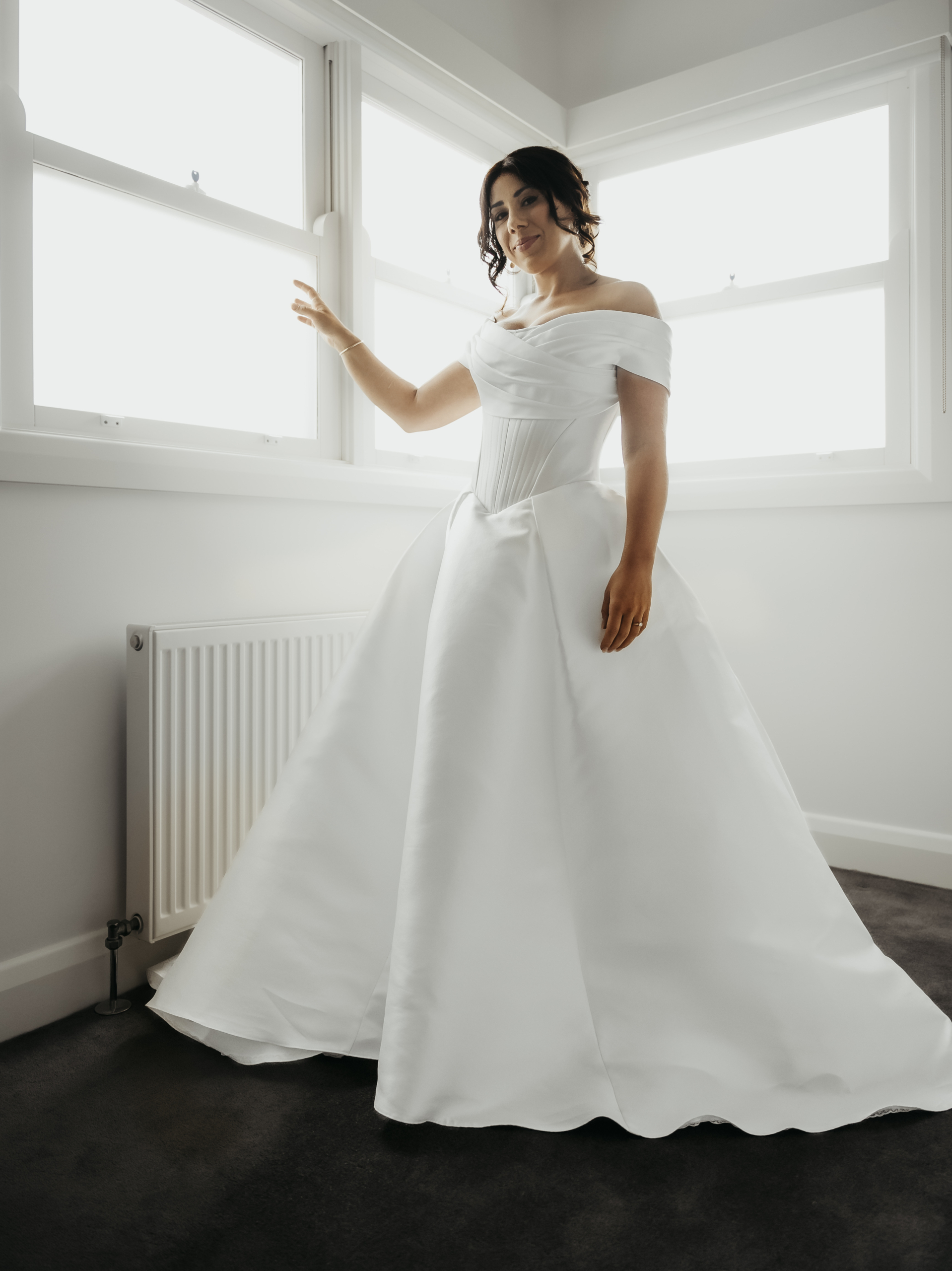 real bride danae in shehzarin batha couture wedding gown